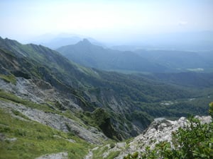 大山山頂より
