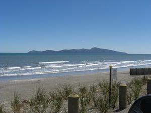 Our view from the campervan