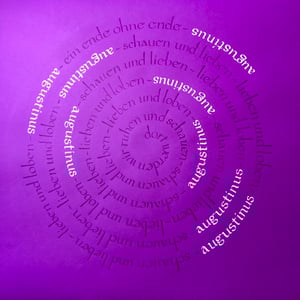 Augustinuszitat in karolingischer Minuskel