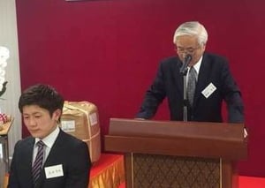 祝辞　（黄田白山学寮長）