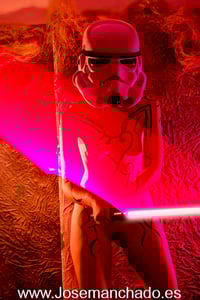 bodypaint star wars, body paint star wars, body paint storm trooper, star wars sexy