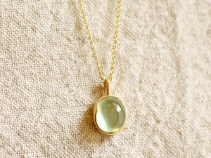 プレナイトのK18ペンダント