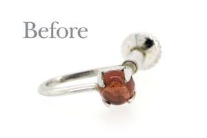 リフォーム前のイヤリング