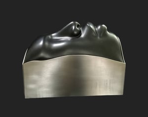 Staring Blind - Verblind door verlangen, vast in het beeld van bezit | marmer (verkocht)