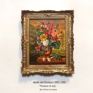 Jacob van Huysum (1687-1740). "Flowers of July"