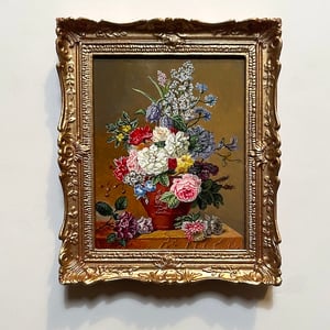 Arnoldus Bloemers (1792-1844).  " Flowers in a Terracotta Vase"