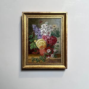 Elise Bruyere (1776-1842). "Still Life of Flowers in a Vase"