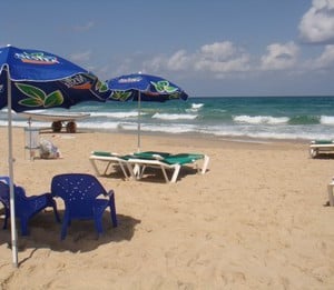 Plage de sable blanc