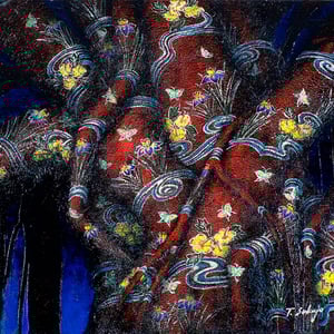 ドレスアップ　F10号　46×53㎝