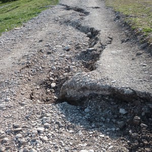 Gefahren- und Kompatibilitätsprüfungen, u.a Kartierung und Untersuchung von Rutschungen