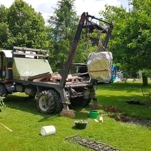 Simmenfluh Kalkstein, Brunnen, André Iseli Steinmetz