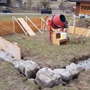 Bruchsteinmauer, Blankenburg, André Iseli Steinmetz