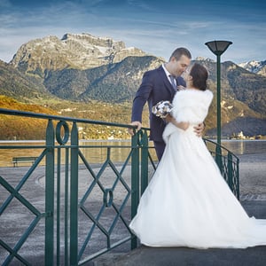Mariage Portrait de Couple Lac d'Annecy Saint Jorioz