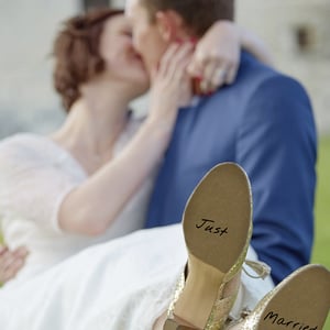 Mariage Portrait de Couple just married