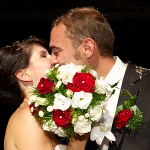 Mariage cérémonie religieuse sortie des mariés