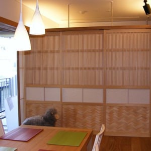 大阪格子出来上がりの写真