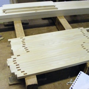 裏の小障子制作