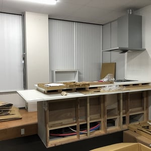 2階先進体験室 施工中