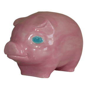 Tirelire modèle cochon couleur rose