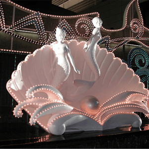 イベント　貝殻オブジェ