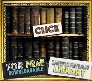 Snarchy.org libertarian journal. Clickable graphic for anarchist library with downloadable books