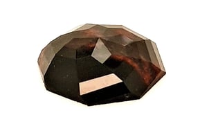 Obsidian im Rosenschliff