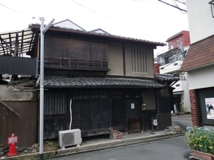 最近取り壊された衣棚の町家