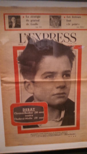 Antoine Doinel à la une de l'Express en 1960