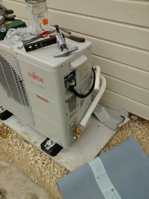 Mise en service de la pompe à chaleur