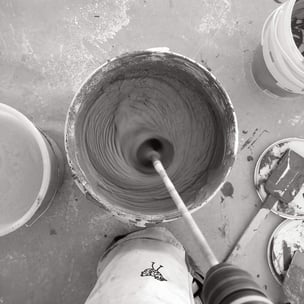 making-of individuelle gestaltung für wand und boden fugenlos made in zürich