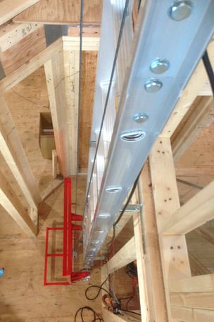 UP624A　ボード上げ機　設置現場