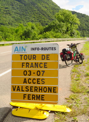 Die Tour de France knapp verpasst. 