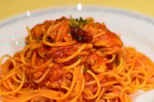 ツナとトマトのスパゲッティ