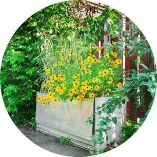 mobilier pour ruelle verte à Montréal