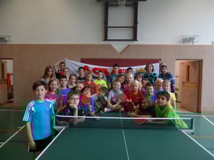 So viele Kinder trainierten in Sierndorf beim Camp 2014.