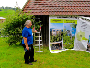 Werbung am Rande der BR-Radltour