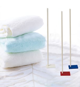 直径6mmΦ×305mmセントスティックは可愛いスタンドを利用して何処にでも設置できます。