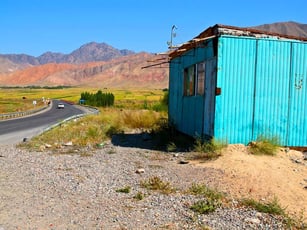 vor Toktogul - fast wie im Paradies