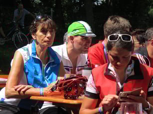 in der Gruppe radelt es sich viel leichter