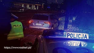 Контроль полицией автомобиля в Польше