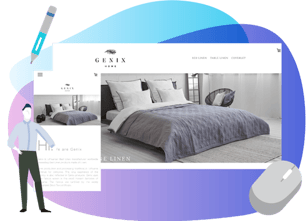 独自ドメインで運営可能　イメージ画像