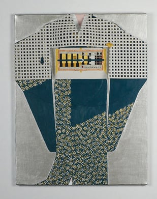 JAPANESE SECRET - Android 3  410mm×530mm  P10  Acrylic, bamboo, wood  2014