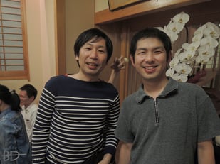 愛知の島田選手（左）&和田選手。MM仲間