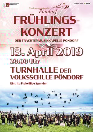 Frühlingskonzert TMK Pöndorf 2019
