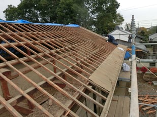 垂木を新しいものに交換します