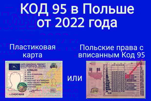 код 95 польша образец