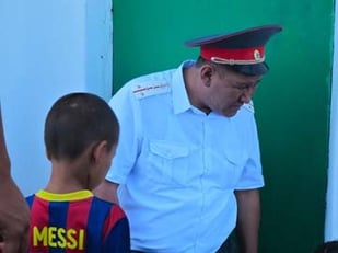 Messi ist auch in Kirgistan ein Star