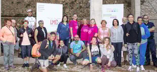 Monique Aravecchia Isabelle Berthelot Balade solidaire fondation Groupama Santé association LMC France Mina Daban ville de Gémenos partenaire Gem Tri Athlé Escapado de Gémo