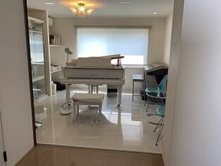 大平ピアノ教室小倉南区曽根のレッスン室