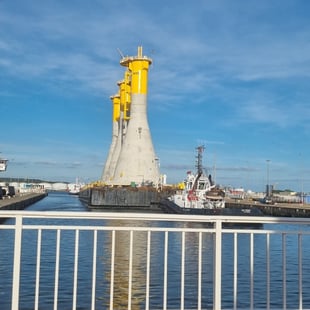 projet transpondeur pour les éoliennes de Fécamp